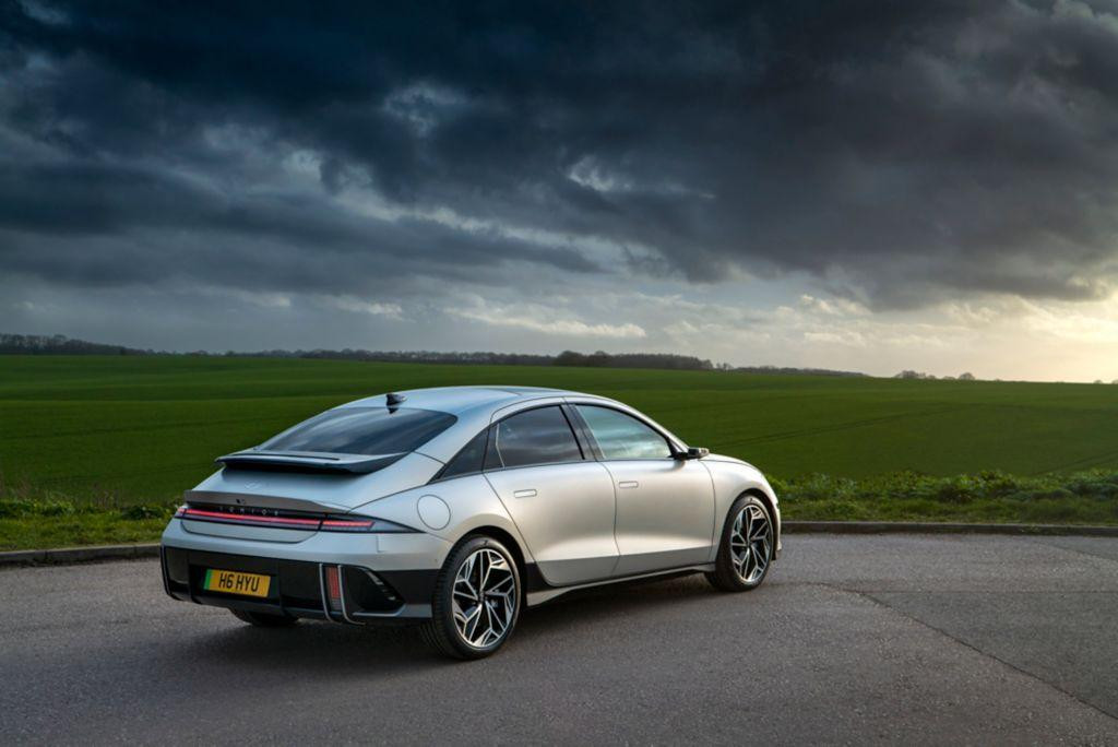 Hyundai Ioniq 6 rear view